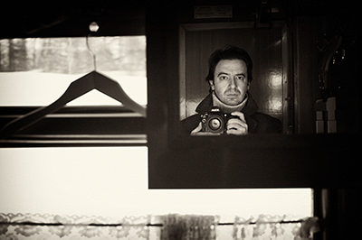 Self portrait of documentary photographer Dmitrij Leltschuk