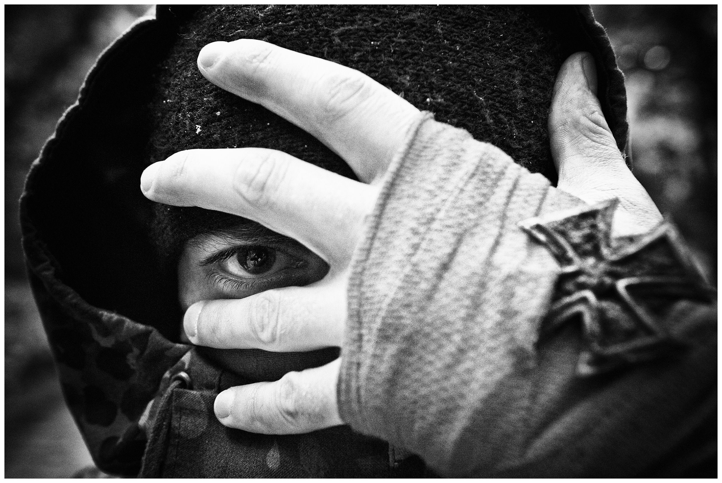 Kaliningrad, Russia. An illegal archaeologist stands on the site of Balga Fortress.